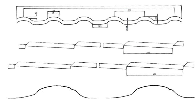 schema tehnica tigla metalica